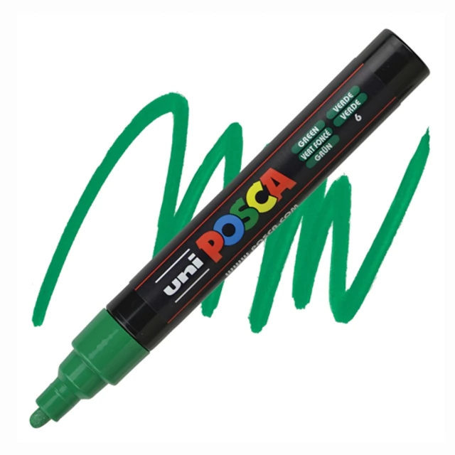 Caneta Posca Uni Pc-5m Verde 1.8-2.5mm #06 6148