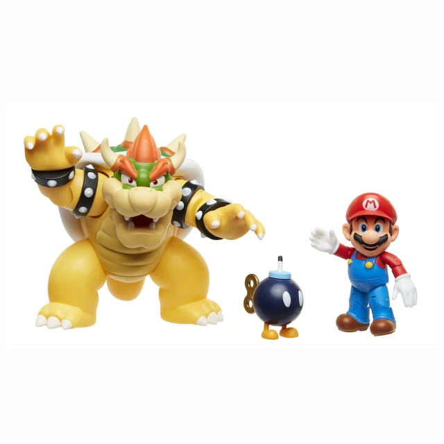 Conjunto Super Mario vs Bowser Set De Batalha - Candide 3016