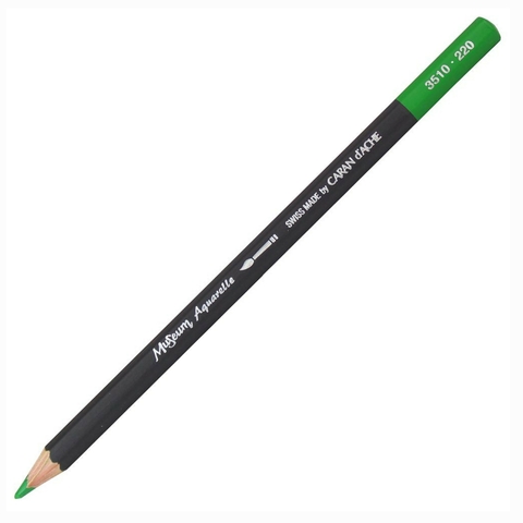 Lápis Aquarelável Caran D’Ache Museum 220 Verde Prado