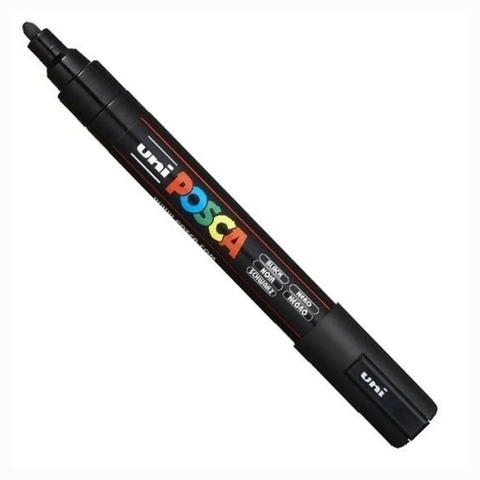Caneta Posca Uni Pc-5m Preto 1.8-2.5mm #24 6117