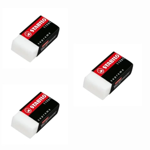 Kit Com 3 Borracha Supreme 1196C Stabilo 4038