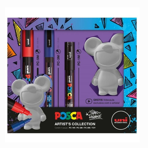 Estojo Artists + Toy Art Posca 52.8238 Uni-ball