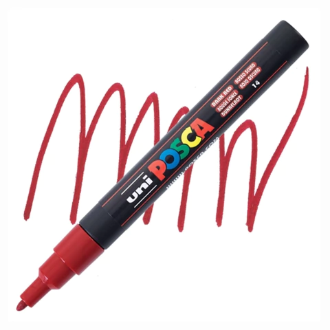 Caneta Posca Uni Pc-3m Dark Red 0.9-1.3mm #14 2333