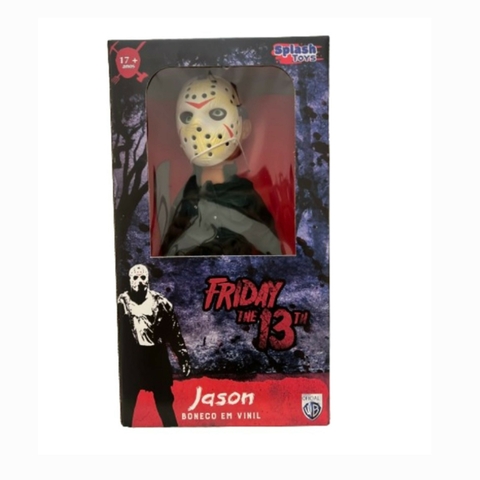 Boneco Jason Friday The 13 Em Vinil Licenciado Warner Bros 38 cm SplashToys