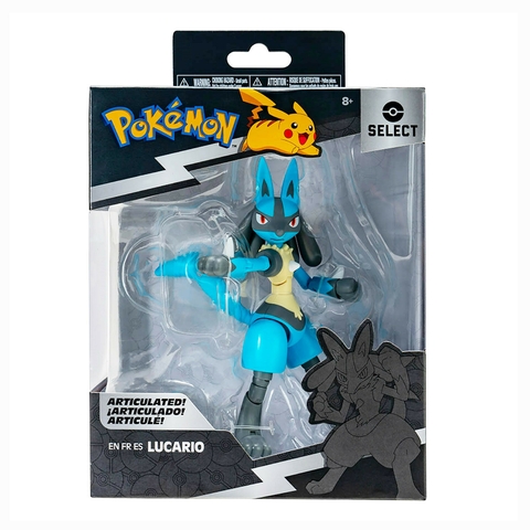 Boneco Pokémon Articulado Lucario 15 Cm 3542 Sunny