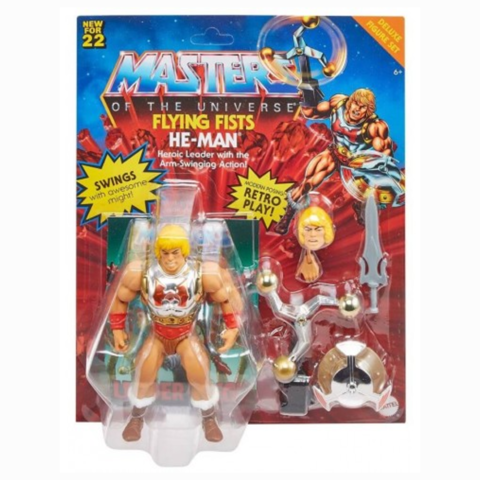 Masters Of The Universe Motu He-Man Flying Fists Deluxe HDT22 Mattel