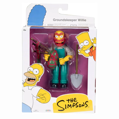 The Simpsons Groundskeeper Willie Articulado 12 Cm 4043 Sunny Jakks Pacific
