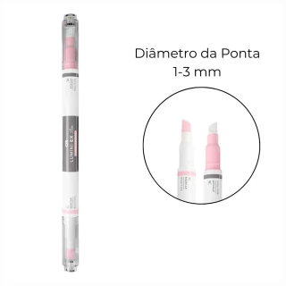 Marca Texto Apagável Com 6 Unidades Lumini Ex Slim 4254 Cis