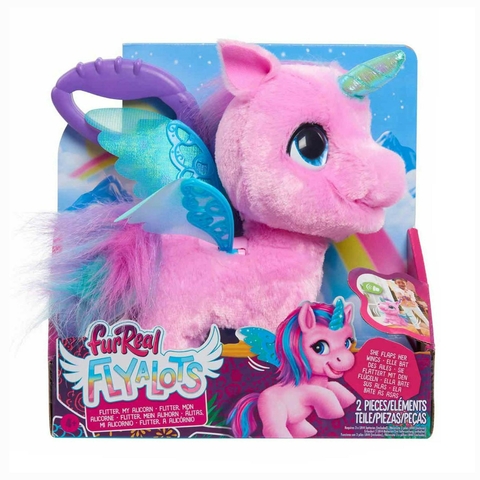 FurReal Flyalots Pelúcia Interativa Unicórnio Flitter 18 Cm 3995 Sunny