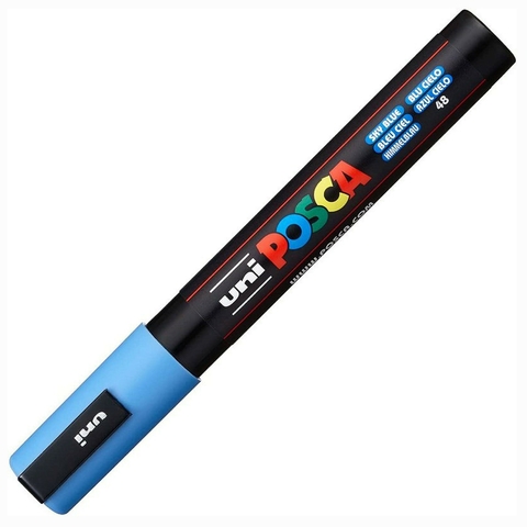 Caneta Posca Uni Pc-5m Skye Blue 1.8-2.5mm #48 6877