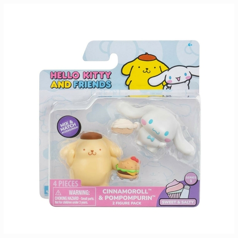 Hello Kitty And Friends Cinnamoroll e Pompompurin Hamburguer 3870 Sunny