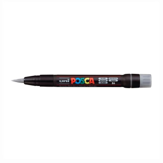 Caneta Posca Brush Uni Pcf-350 Prata #26 5848