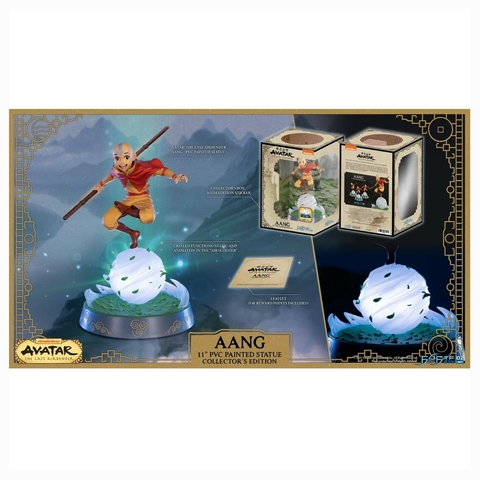 First 4 figure Aang Avatar The Last Air Bender Collector Ed Figure