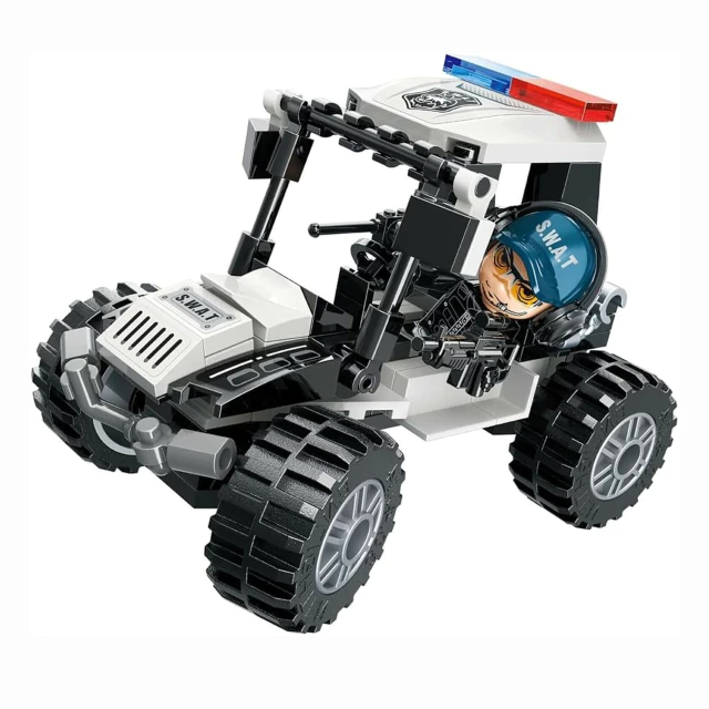 Bloco De Montar Mine City Set Policia Em Ação Zachary 11011-4 Qman