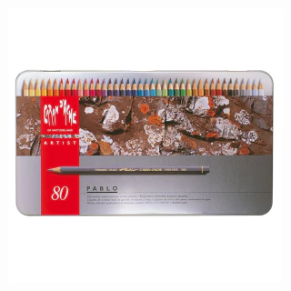 Lápis de Cor Caran D’Ache Pablo 80 Cores 666380