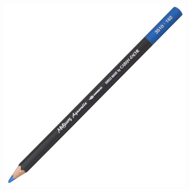 Lápis Aquarelável Caran D’Ache Museum 162 Azul Phtalo