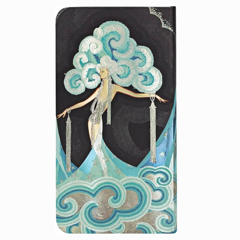 Caderno Paperblanks Vintage Vogue Slim 17,5x9 Cm Capa Dura Pautado 1513-0