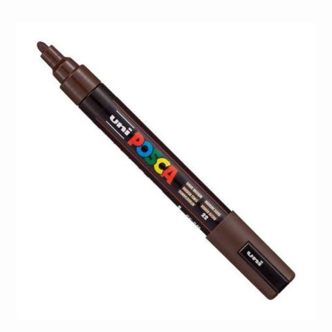 Caneta Posca Uni Pc-5m Marrom Escuro 1.8-2.5mm #22 9999