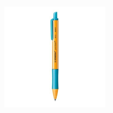 Caneta Esferográfica Stabilo Pointball Azul Turquesa 0.5mm 6030/51