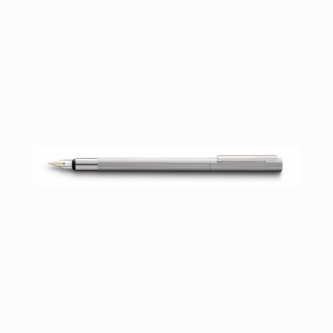 Caneta Tinteiro Lamy Cp1 M Platina Vt19253 - Pena Ouro 14kt