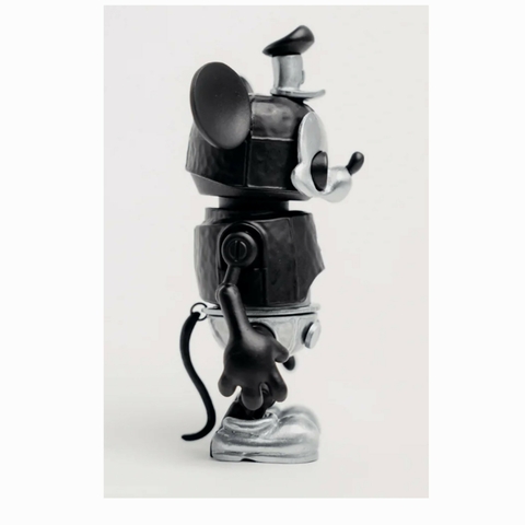 Tinco Steamboat Willie Mickey (Coleção Completa) Toy Art em Metal Feito no Brasil