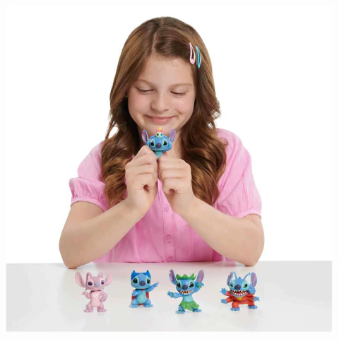 Disney Stitch 5 Mini Bonecos 7 Cm Colecionáveis 3991 Sunny