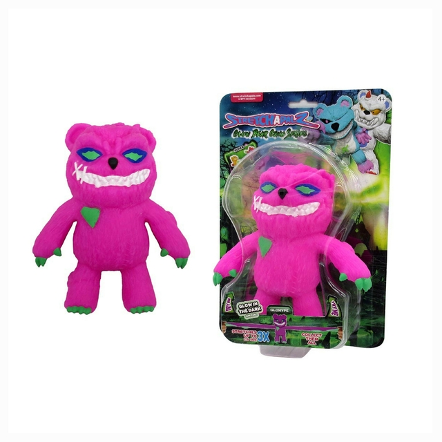 Stretchapalz Boneco Elástico Glohype Brilha No Escuro 14 Cm 3213 Sunny