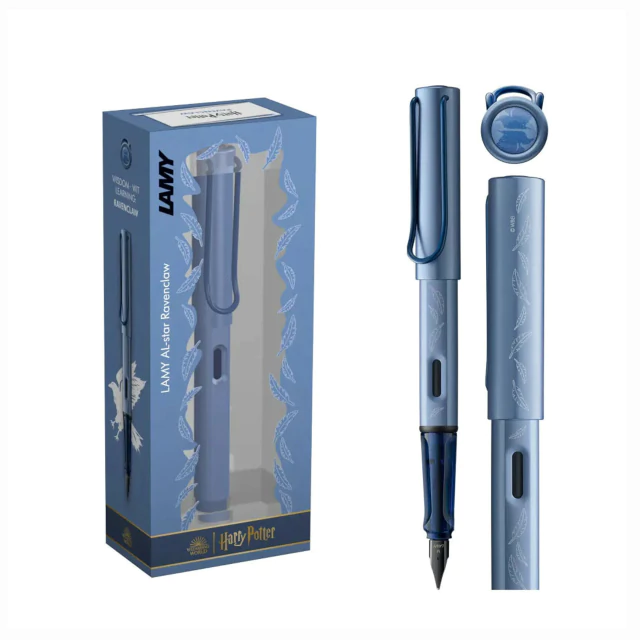 Caneta Tinteiro Lamy Al-star Harry Potter Ravenclaw Corvinal Pena Média 