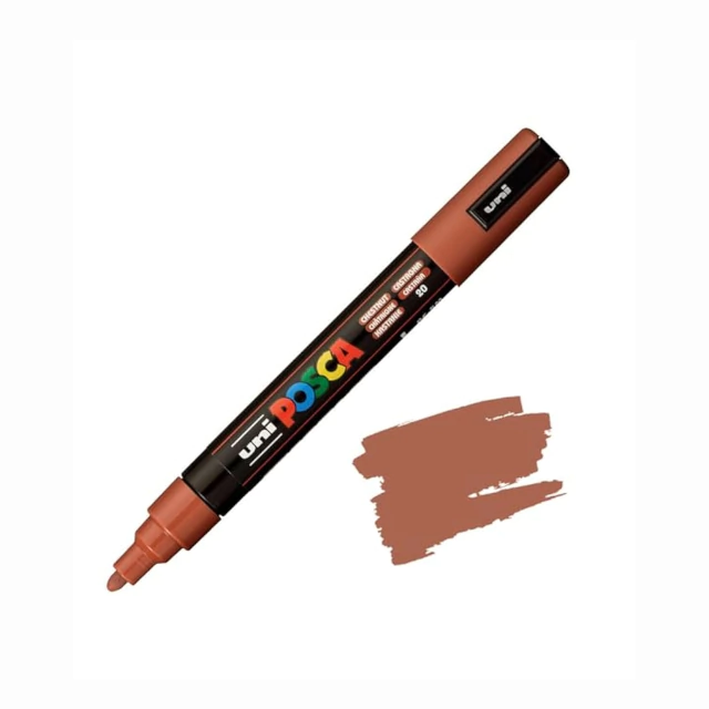 Caneta Posca Uni Pc-5m Castanho 1.8-2.5mm #20 5201
