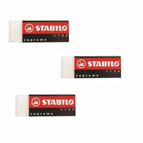 Kit Com 3 Borracha Stabilo Supreme 1196
