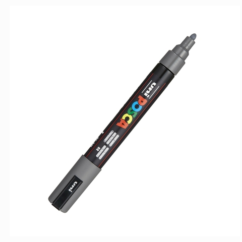 Caneta Posca Uni Pc-5m Cinza Escuro 1.8-2.5mm #82 2535