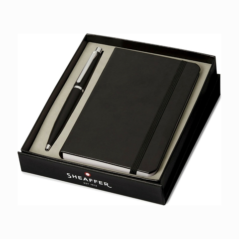 Kit Caneta Esferográfica 100 Preto Fosco + Caderno A5 Capa Preta Sheaffer G29317515