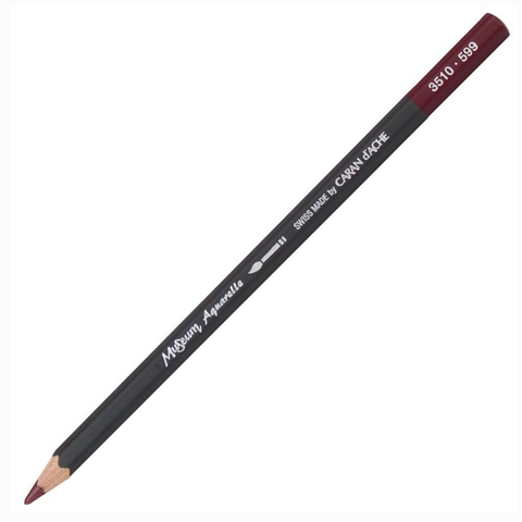 Lápis Aquarelável Caran D’Ache Museum 599 Berenjena Crimson