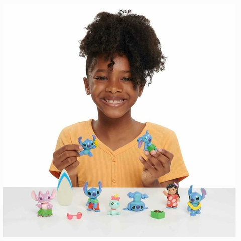 Disney Stitch Set Deluxe 8 Bonecos Colecionáveis 3992 Sunny