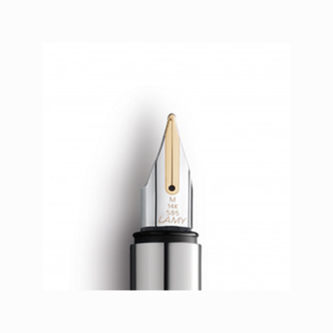 Caneta Tinteiro Lamy Cp1 M Platina Vt19253 - Pena Ouro 14kt