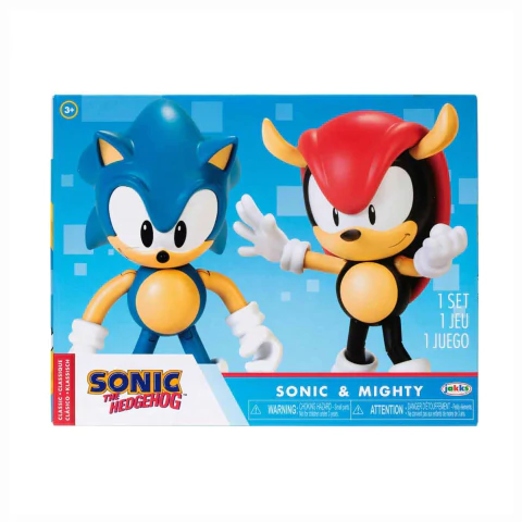 Sonic The Hedgehog Pack Com Sonic, Mighty e Acessórios 4231 Sunny