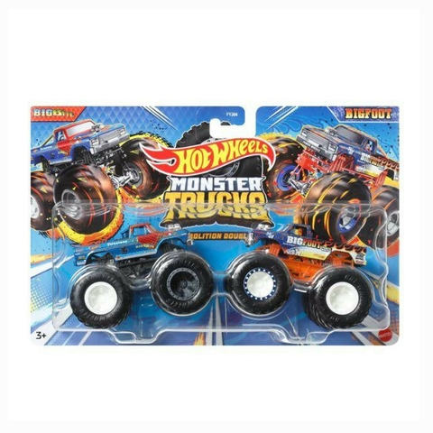 Hot Wheels Monster Trucks Big Bite Vs Bigfoot Mattel Fyj64