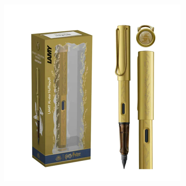 Caneta Tinteiro Lamy Al-star Harry Potter Hufflepuff Lufa-Lufa Pena Média