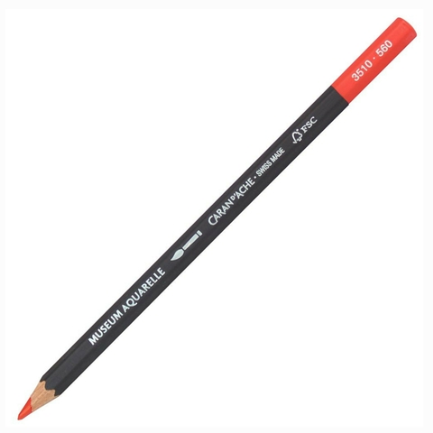 Lápis Aquarelável Caran D’Ache Museum 560 Rouge Cadmio Claro