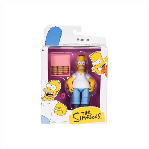 The Simpsons Homer Com Rosquinhas Articulado 12 Cm 4043 Sunny Jakks Pacific