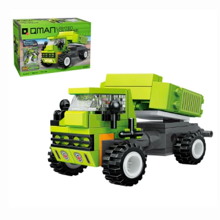 Bloco de Montar Set Veículos Pesados Trans Collector Qman 41110
