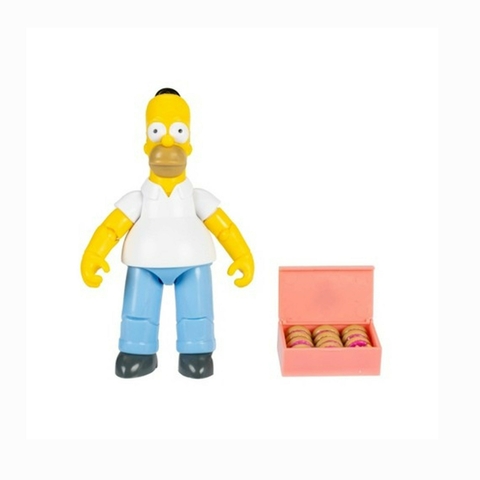 The Simpsons Homer Com Rosquinhas Articulado 12 Cm 4043 Sunny Jakks Pacific