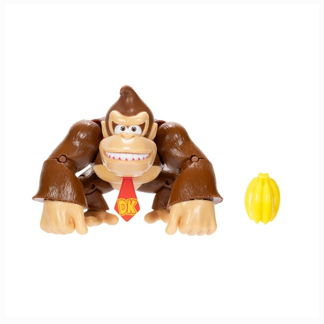 Nintendo Boneco Donkey Kong Com Bananas 12cm 4262 Sunny
