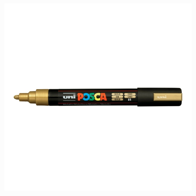 Caneta Posca Uni Pc-5m Ouro 1.8-2.5mm #25 6261
