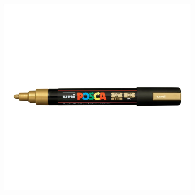 Caneta Posca Uni Pc-5m Ouro 1.8-2.5mm #25 6261