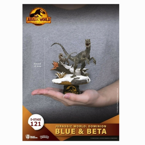 Jurassic World Dominion Blue & Beta D-Stage 121 Beast Kingdom