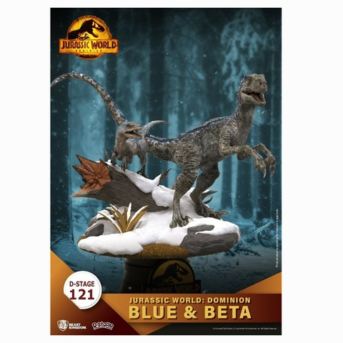 Jurassic World Dominion Blue & Beta D-Stage 121 Beast Kingdom