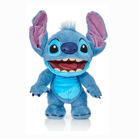 Pelúcia Disney Chatty Stitch Interativa Puppetronics 30cm 4421 Sunny Wow Stuff