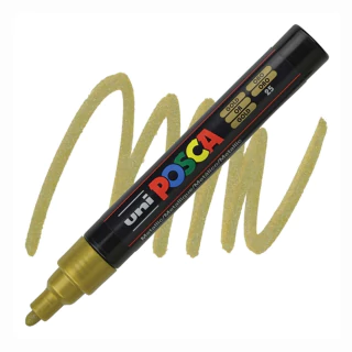 Caneta Posca Uni Pc-5m Ouro 1.8-2.5mm #25 6261