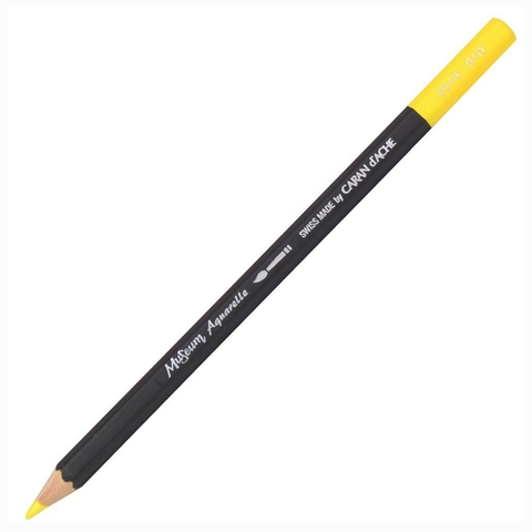 Lápis Aquarelável Caran D’Ache Museum 010 Amarelo